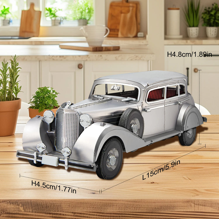 Bulletproof Sedan 770K 3D metal puzzle by Piececool – luxury car model kit for adults and teens