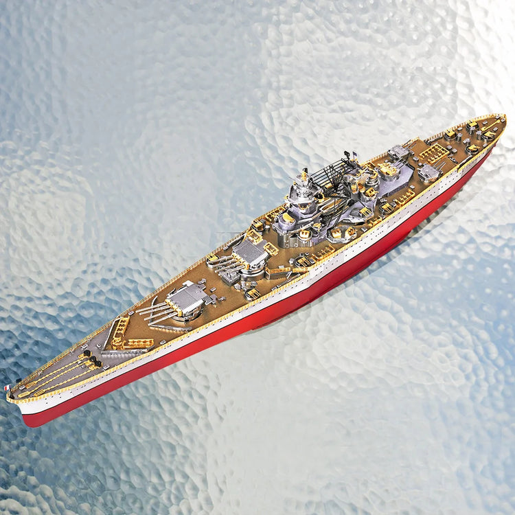 Battleship 3D metal puzzle collection by Piececool – military DIY warship model kits for adults and teens