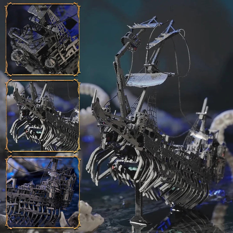 Piececool Pirate Ship 3D metal puzzle collection – legendary sailing model kits for adults and teens