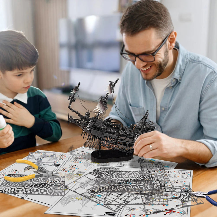 Piececool Pirate Ship 3D metal puzzle collection – legendary sailing model kits for adults and teens