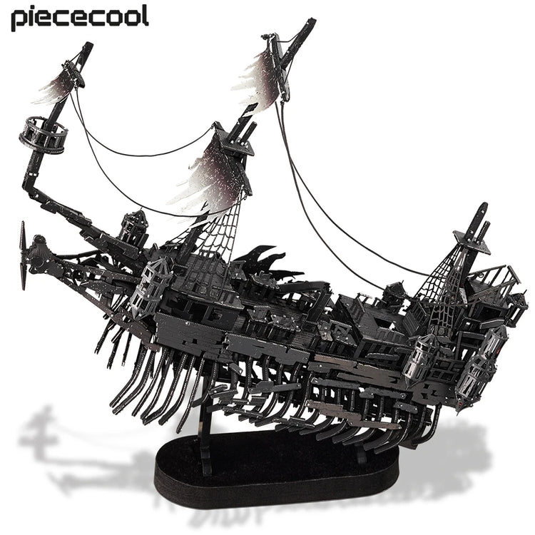 Abyssal Ghost Pirate Ship 3D metal puzzle by Piececool – fantasy DIY model kit for teens and adults