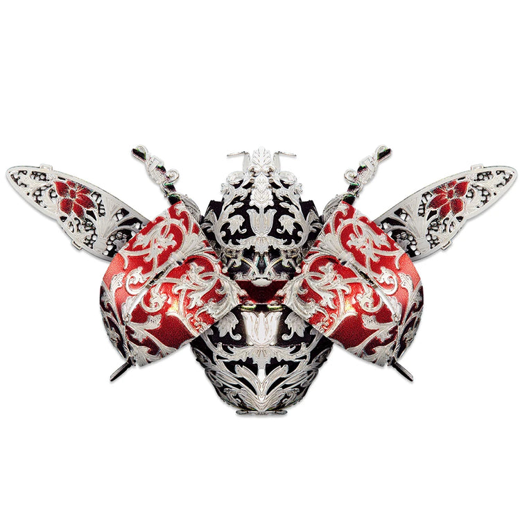 Ladybug insect brooch 3D metal puzzle by Piececool – DIY model kit