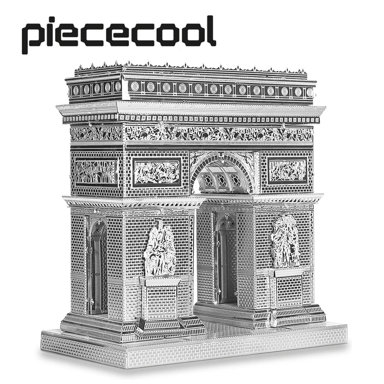 Arc de Triomphe 3D metal puzzle by Piececool – DIY architectural model kit for adults and teens