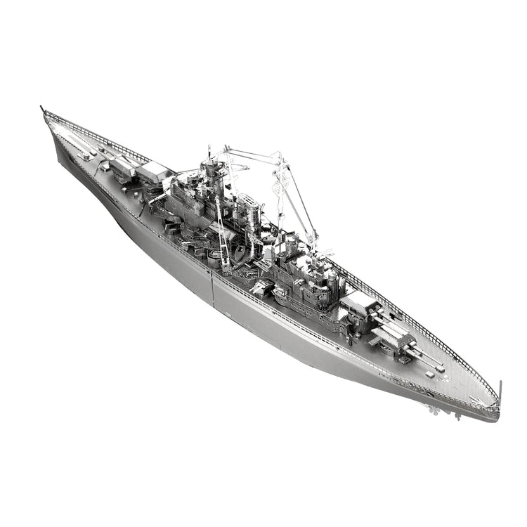Battleship Bismarck 3D metal puzzle by Piececool – military DIY model kit for adults and teens