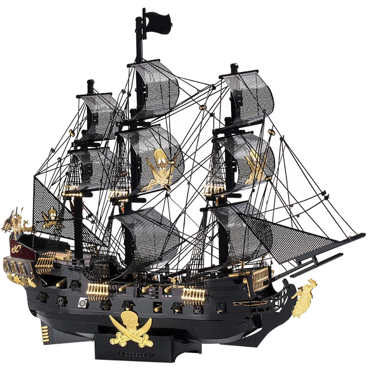 Piececool Pirate Ship 3D metal puzzle collection – legendary sailing model kits for adults and teens