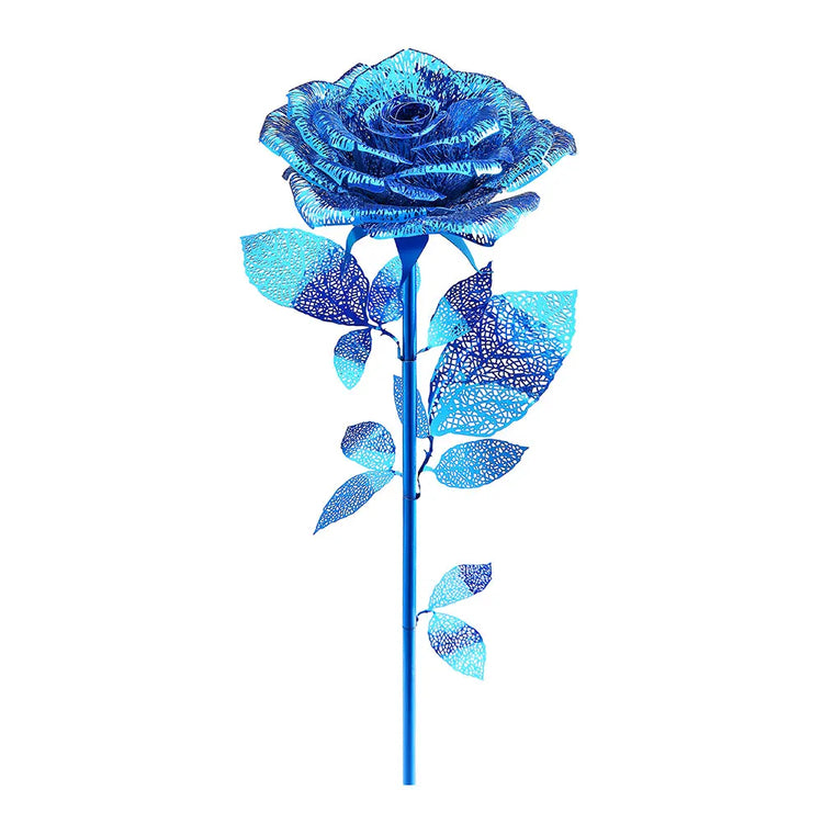 Rose 3D metal puzzle by Piececool – DIY flower model kit for adults and gift giving