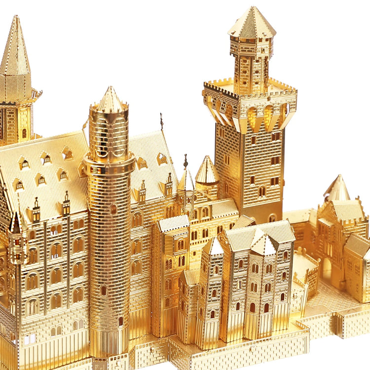 Castle 3D metal puzzle by Piececool – elegant architectural DIY model kit for teens and adults