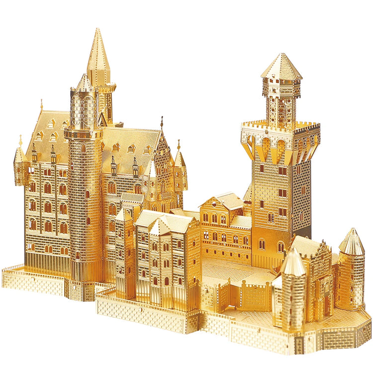 Castle 3D metal puzzle by Piececool – elegant architectural DIY model kit for teens and adults