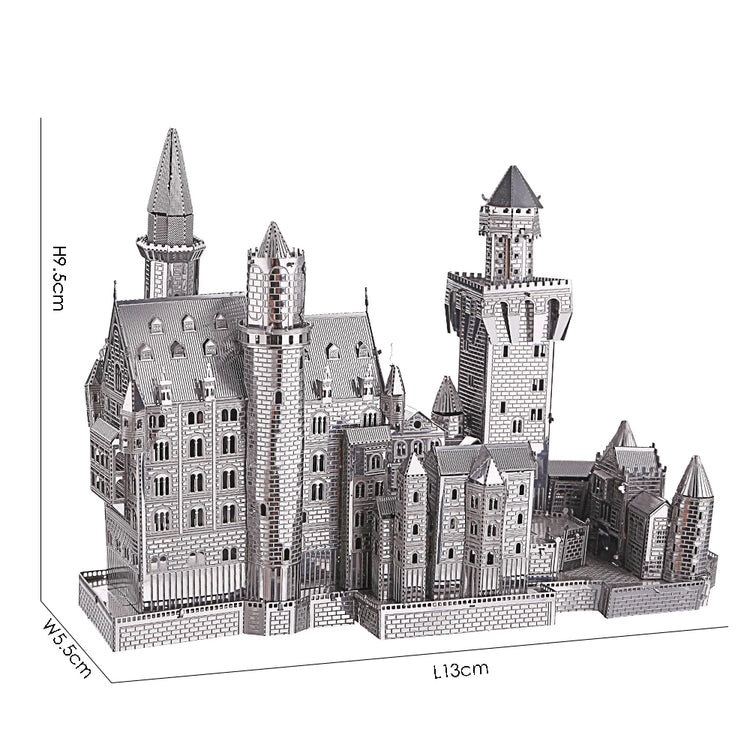 Castle 3D metal puzzle by Piececool – elegant architectural DIY model kit for teens and adults