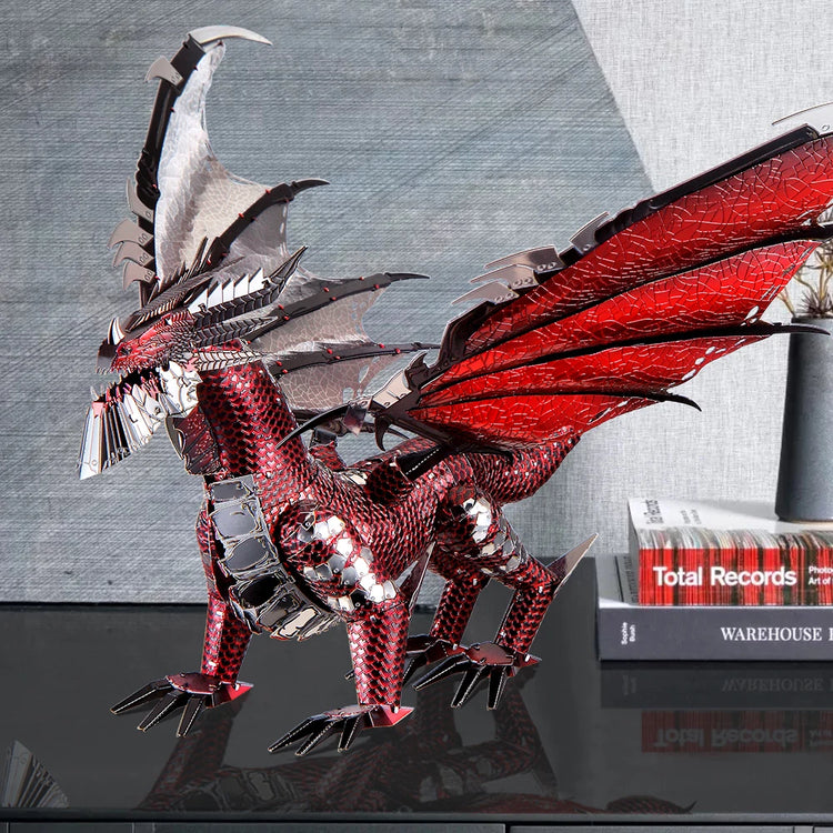 Piececool Dragon Series 3D metal puzzle set – DIY fantasy model kit