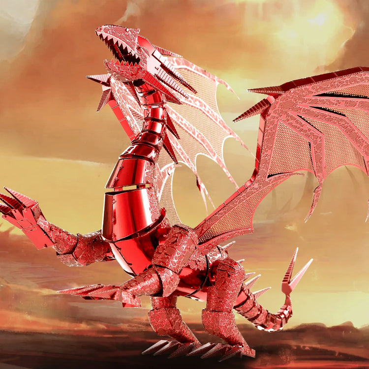 Piececool Dragon Series 3D metal puzzle set – DIY fantasy model kits