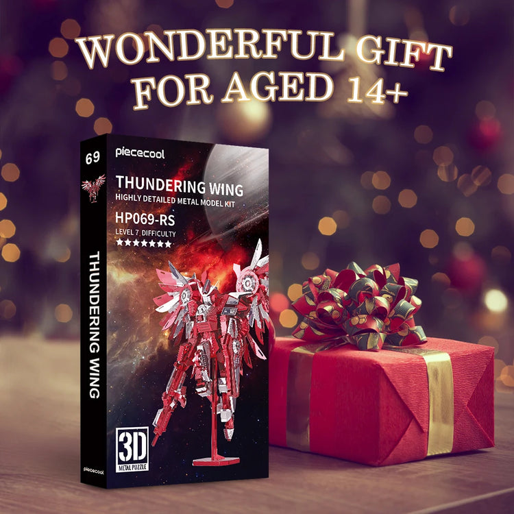 Thundering Wings 3D metal puzzle by Piececool – fantasy-inspired DIY model kit for teens and adults