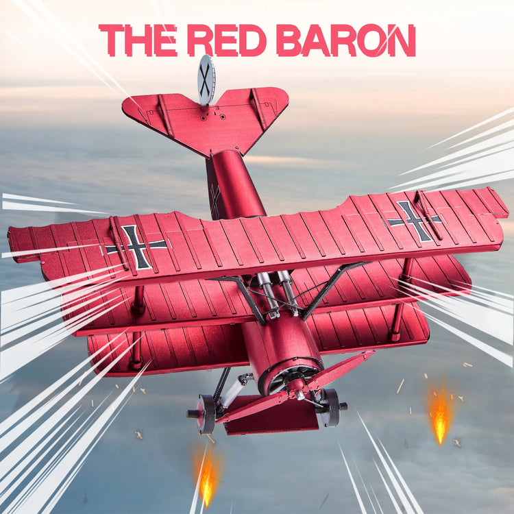 Fokker Dr-1 Triplane 3D metal puzzle by Piececool – DIY aircraft model kit