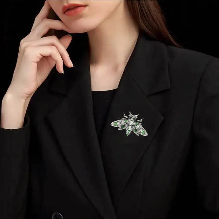Green bug brooch 3D metal puzzle by Piececool – collectible DIY model kit