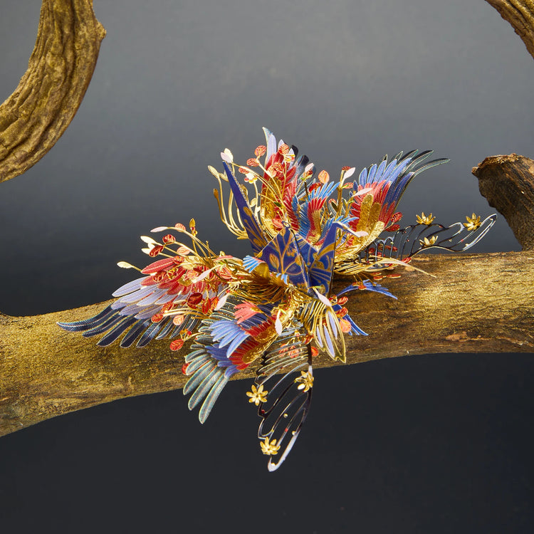 One Thousand Origami Cranes Amulet 3D metal puzzle series by Piececool – DIY model kits for adults and teens