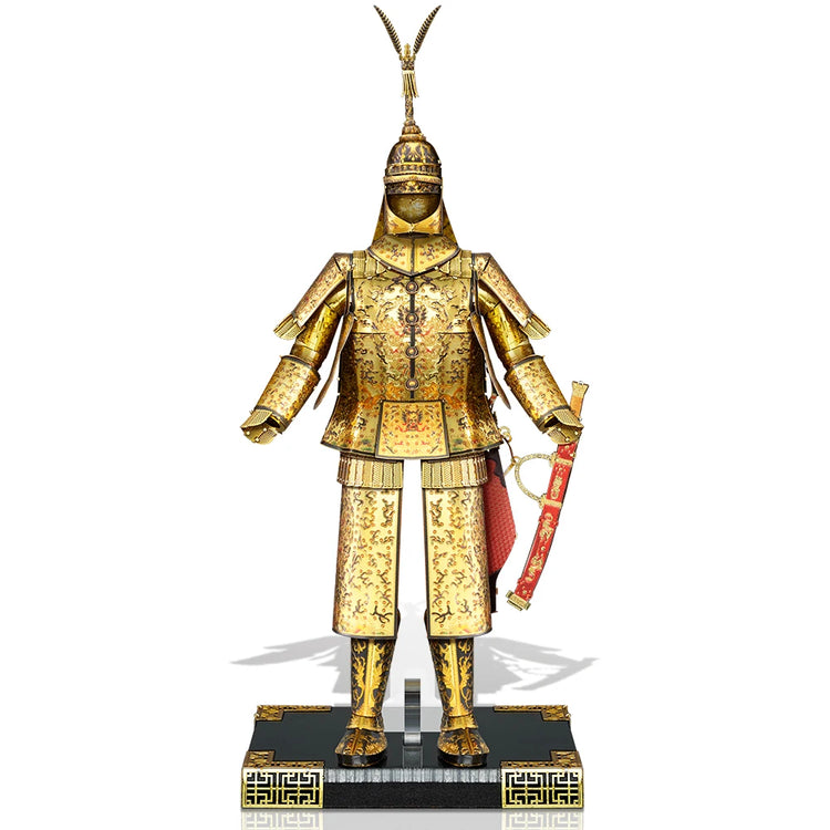 helmet and armor 3D metal puzzle by Piececool – DIY collectible model