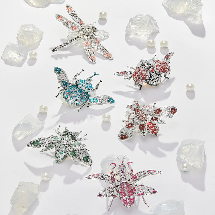 insect brooch 3D metal puzzle by Piececool – DIY model kit