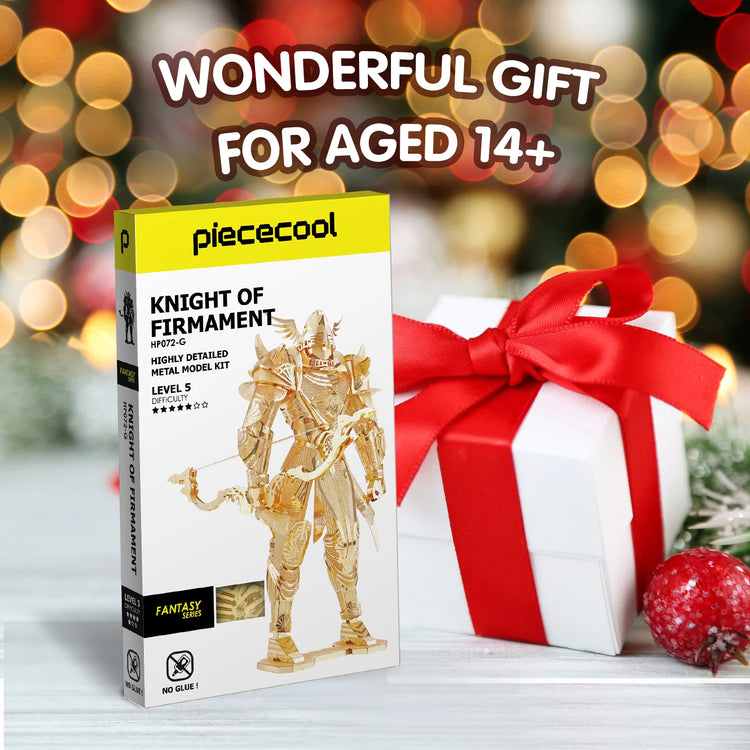 Knight of Firmament 3D metal puzzle by Piececool – DIY model kit for teens and adults