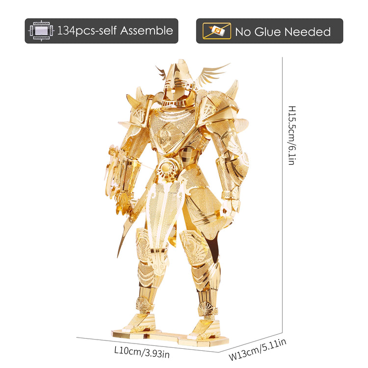 Knight of Firmament 3D metal puzzle by Piececool – DIY model kit for teens and adults