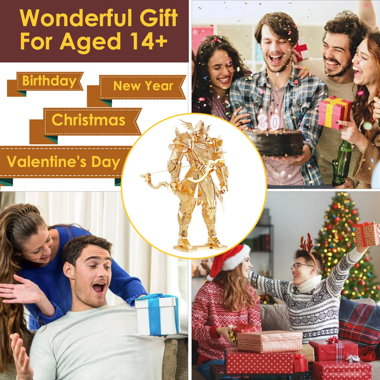 Knight of Firmament 3D metal puzzle by Piececool – DIY model kit for teens and adults