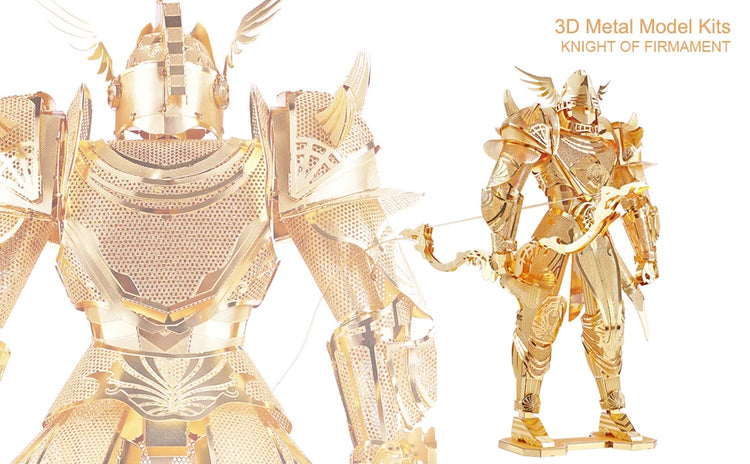 Knight of Firmament 3D metal puzzle by Piececool – DIY model kit for teens and adults