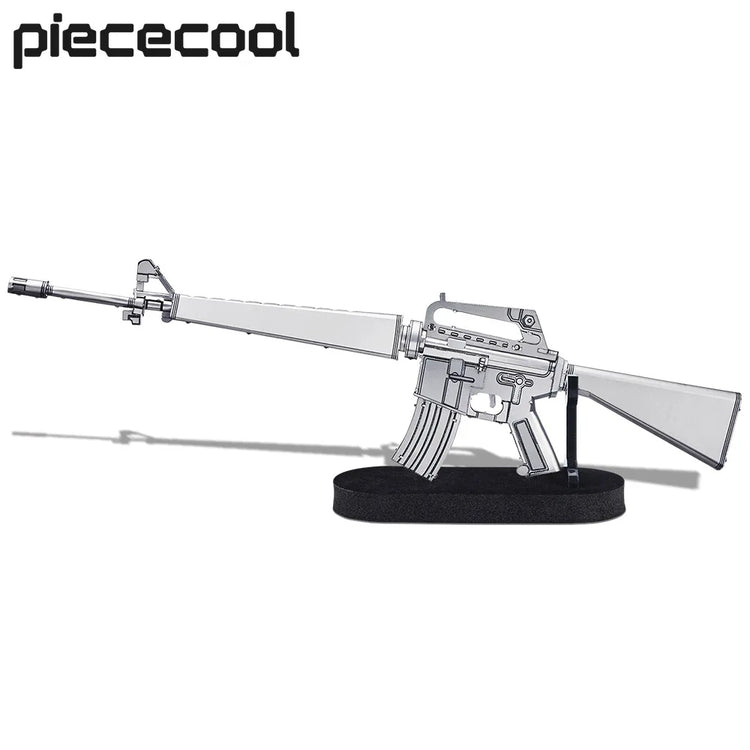 M16A1 Rifle 3D metal puzzle by Piececool – military DIY model kit