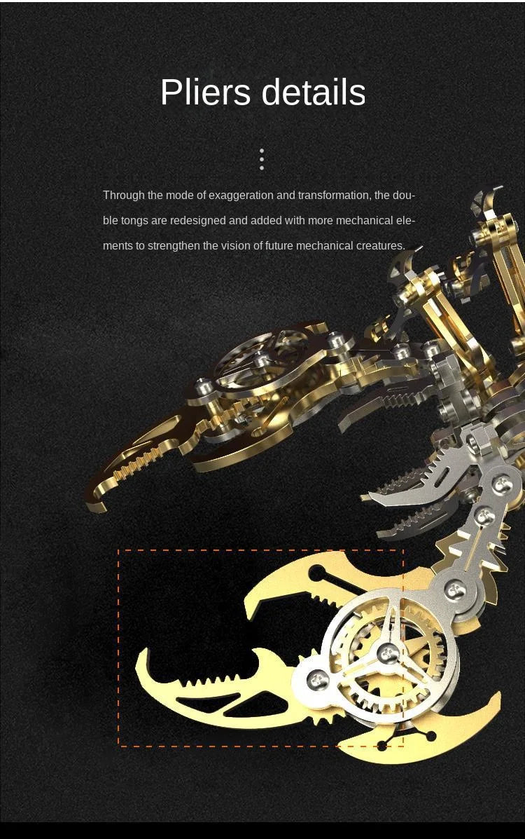 Mechanical Scorpion 3D metal puzzle – DIY model kit for teens and adults