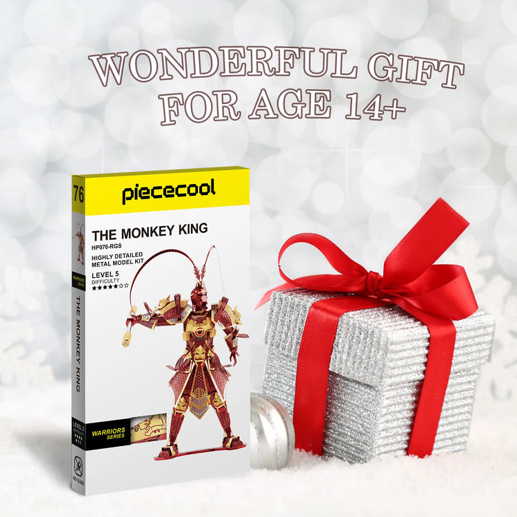 The Monkey King 3D metal puzzle by Piececool – legendary hero DIY model kit