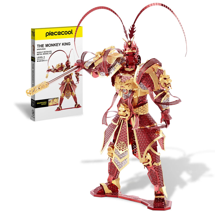 The Monkey King 3D metal puzzle by Piececool – legendary hero DIY model kit