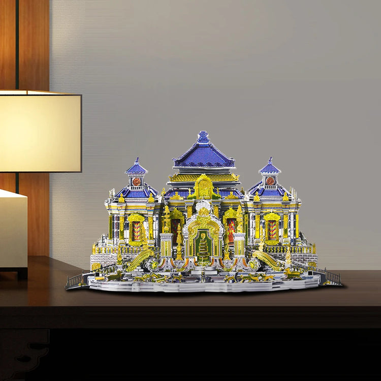 The Old Summer Palace 3D metal puzzle by Piececool – DIY architectural model kit for adults and teens