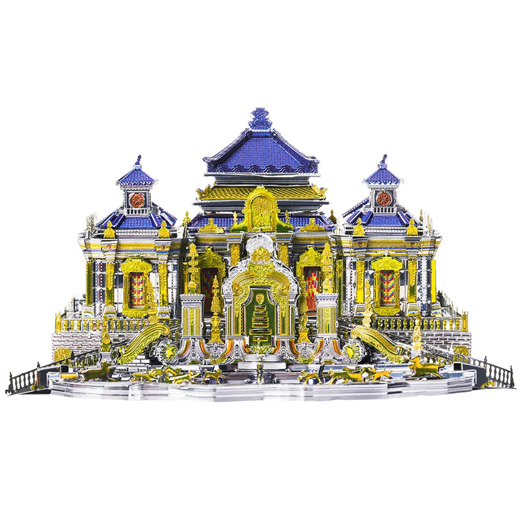 The Old Summer Palace 3D metal puzzle by Piececool – DIY architectural model kit for adults and teens