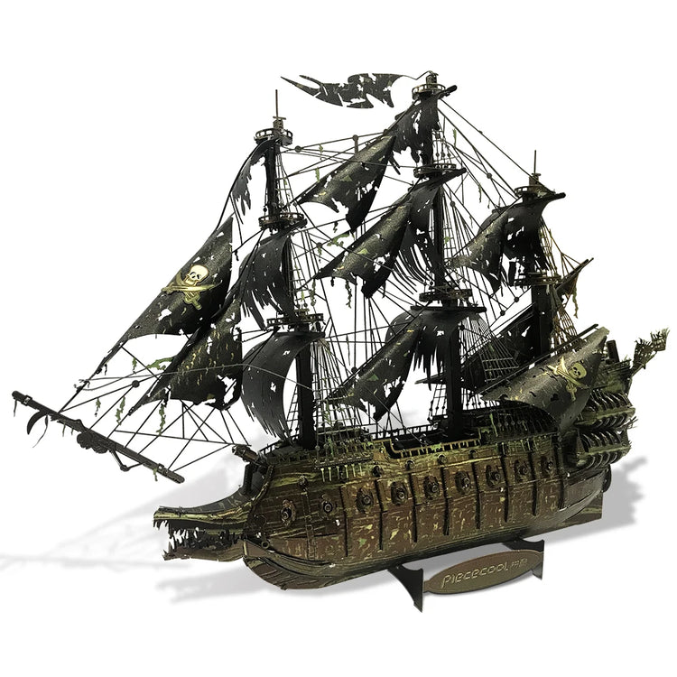 The Flying Dutchman 3D metal puzzle by Piececool – pirate ship DIY model kit for teens and adults