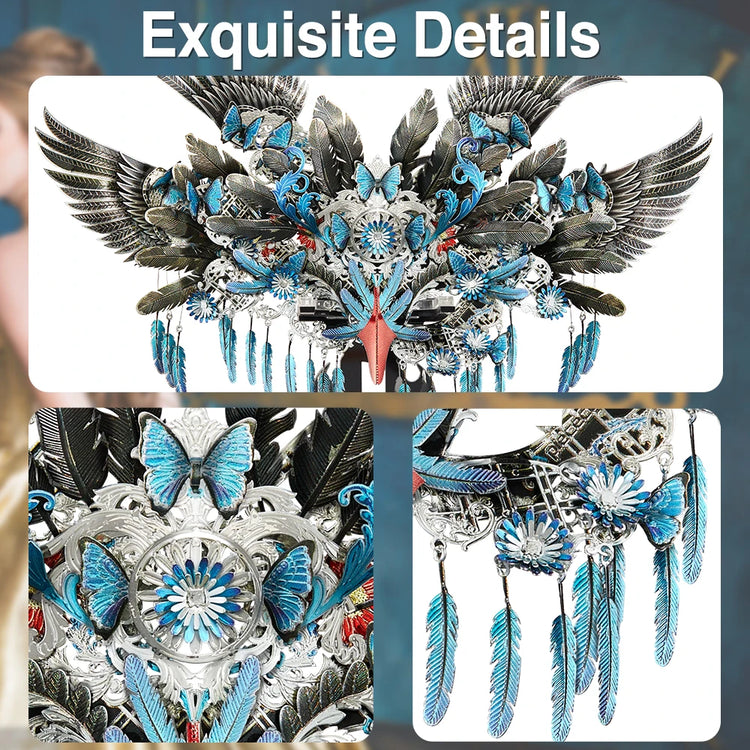 Piececool Odile 3D Metal Puzzle – Stainless Steel Swan DIY Model Kit