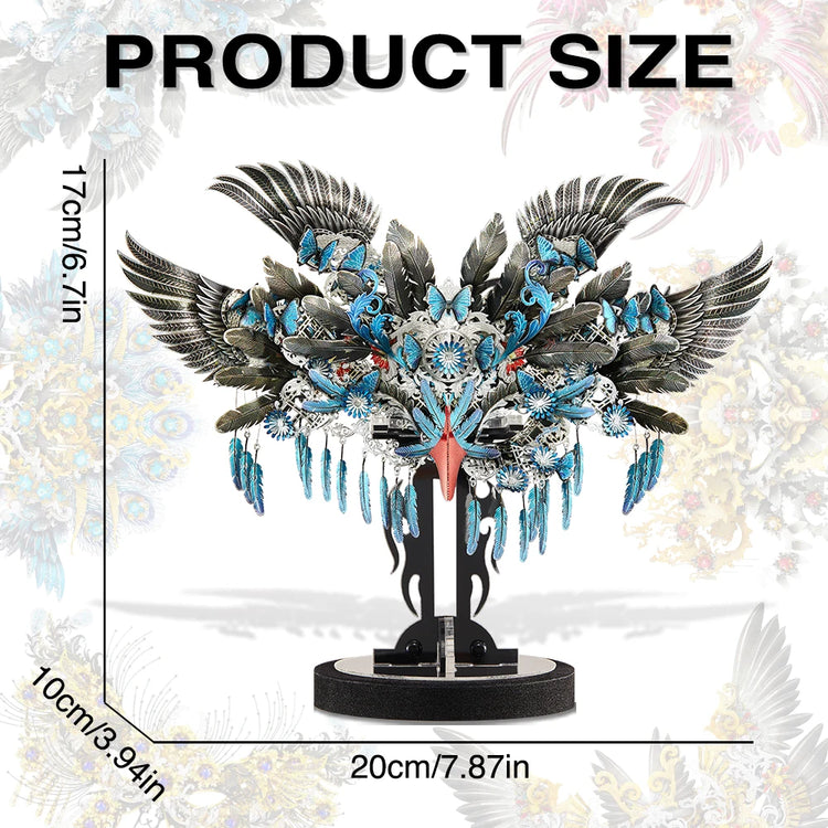 Piececool Odile 3D Metal Puzzle – Stainless Steel Swan DIY Model Kit