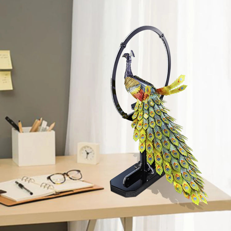 Peacock 3D metal puzzle by Piececool – DIY model kit for teens and adults