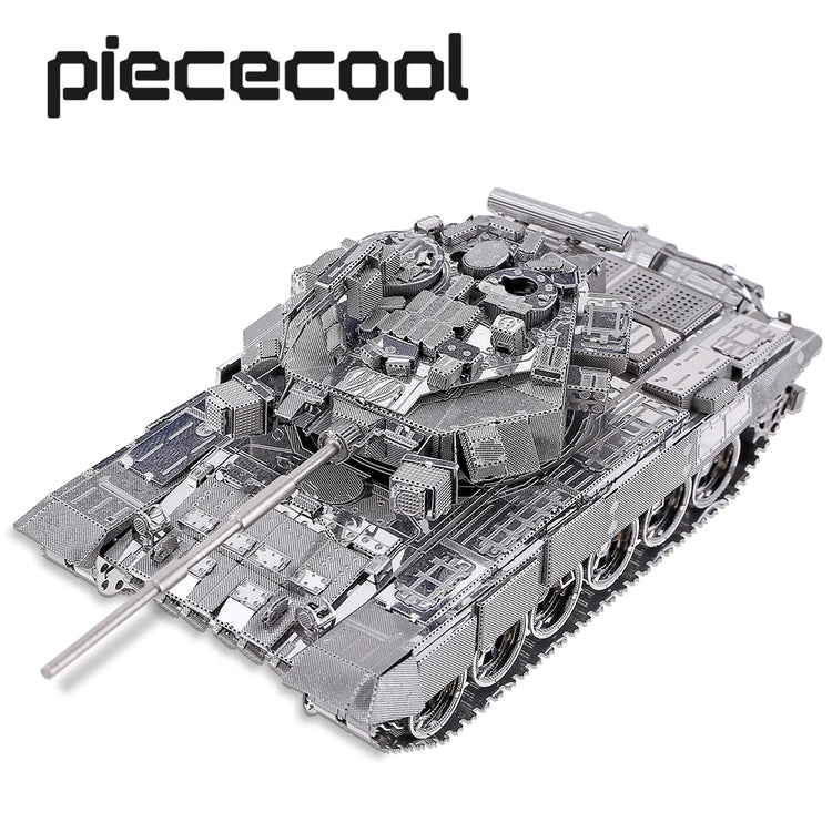 T-90A tank 3D metal puzzle by Piececool – military model kit for teens and adults