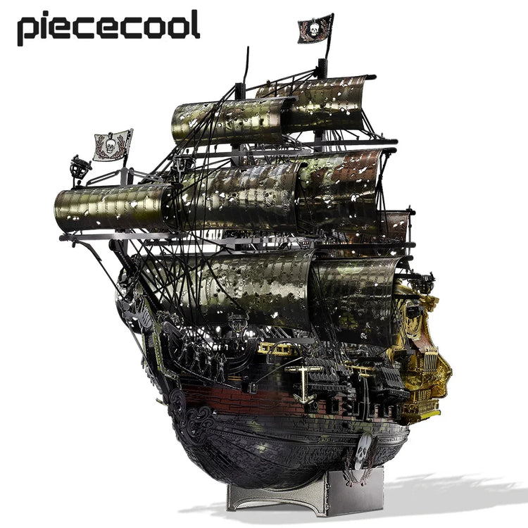 Queen Anne’s Revenge 3D metal puzzle by Piececool – pirate ship model kit for teens and adults