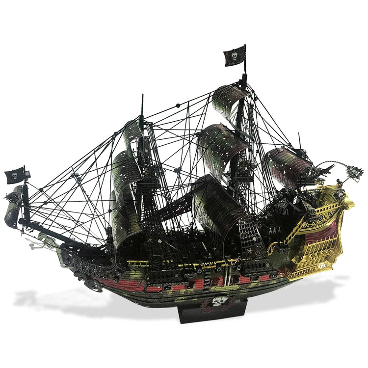 Queen Anne’s Revenge 3D metal puzzle by Piececool – pirate ship model kit for teens and adults