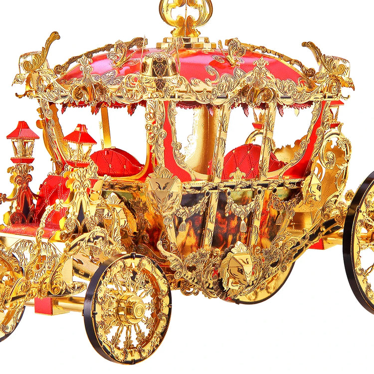 Princess Carriage 3D metal puzzle by Piececool – fantasy model kit for teens and adults