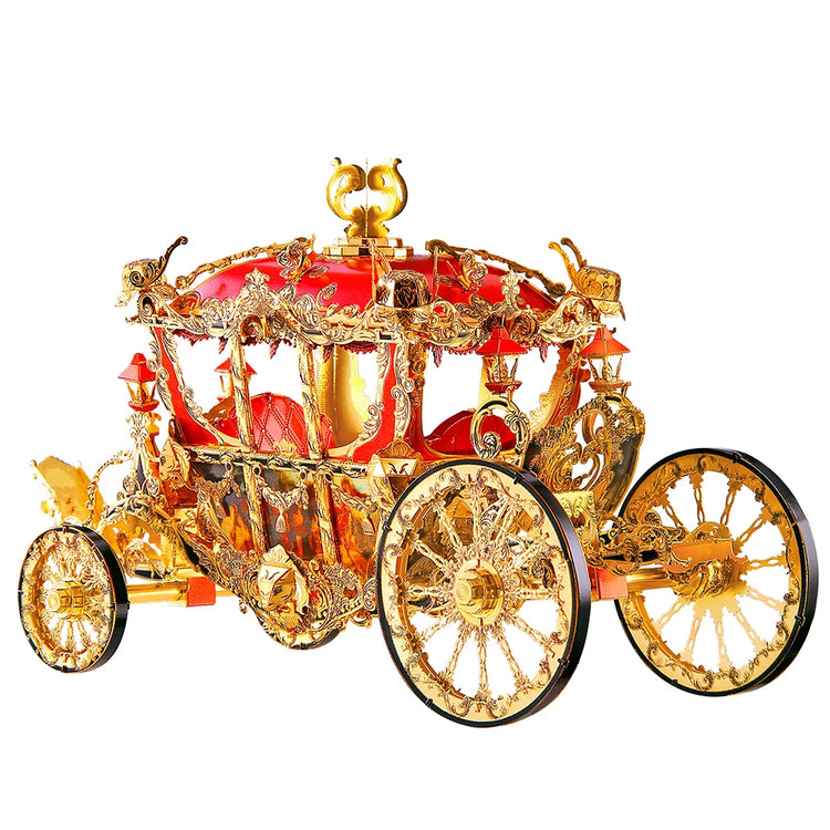 Princess Carriage 3D metal puzzle by Piececool – fantasy model kit for teens and adults