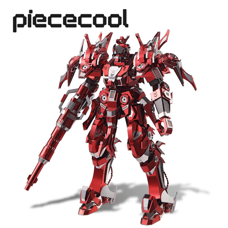 Red Thunder 3D metal puzzle by Piececool – powerful DIY model kit for teens and adults