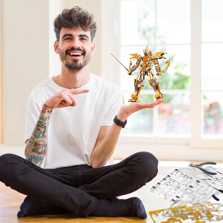 Crescent Blade Armor 3D metal puzzle by Piececool – DIY model kit for teens and adults