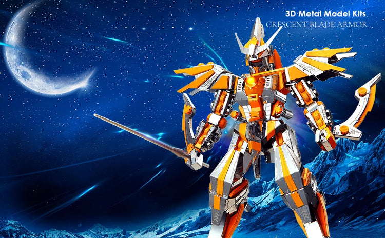 Crescent Blade Armor 3D metal puzzle by Piececool – DIY model kit for teens and adults