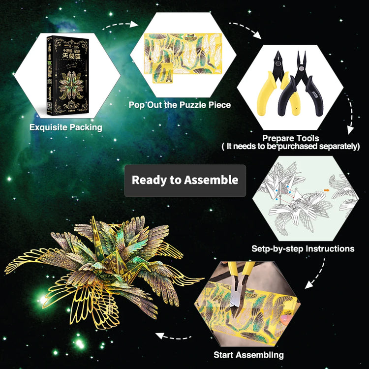 Scorpio Constellation 3D metal puzzle by Piececool – horoscope DIY model kit for teens and adults