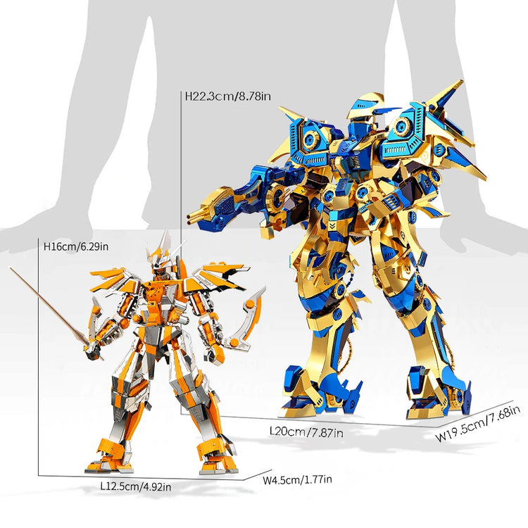 Sky Dominator 3D metal puzzle by Piececool – futuristic DIY model kit for teens and adults