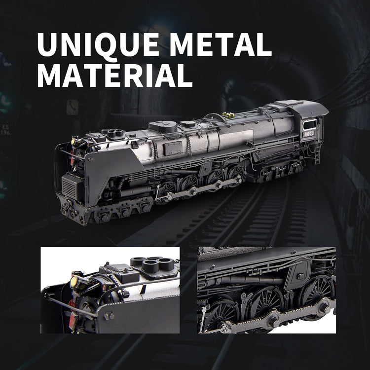 Class S-2 Locomotive 3D metal puzzle by Piececool – train model DIY kit for teens and adults