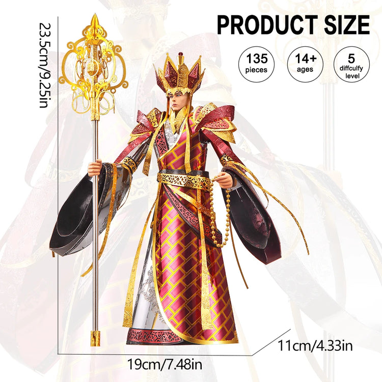 Xuanzang 3D metal puzzle by Piececool – wise monk DIY model kit