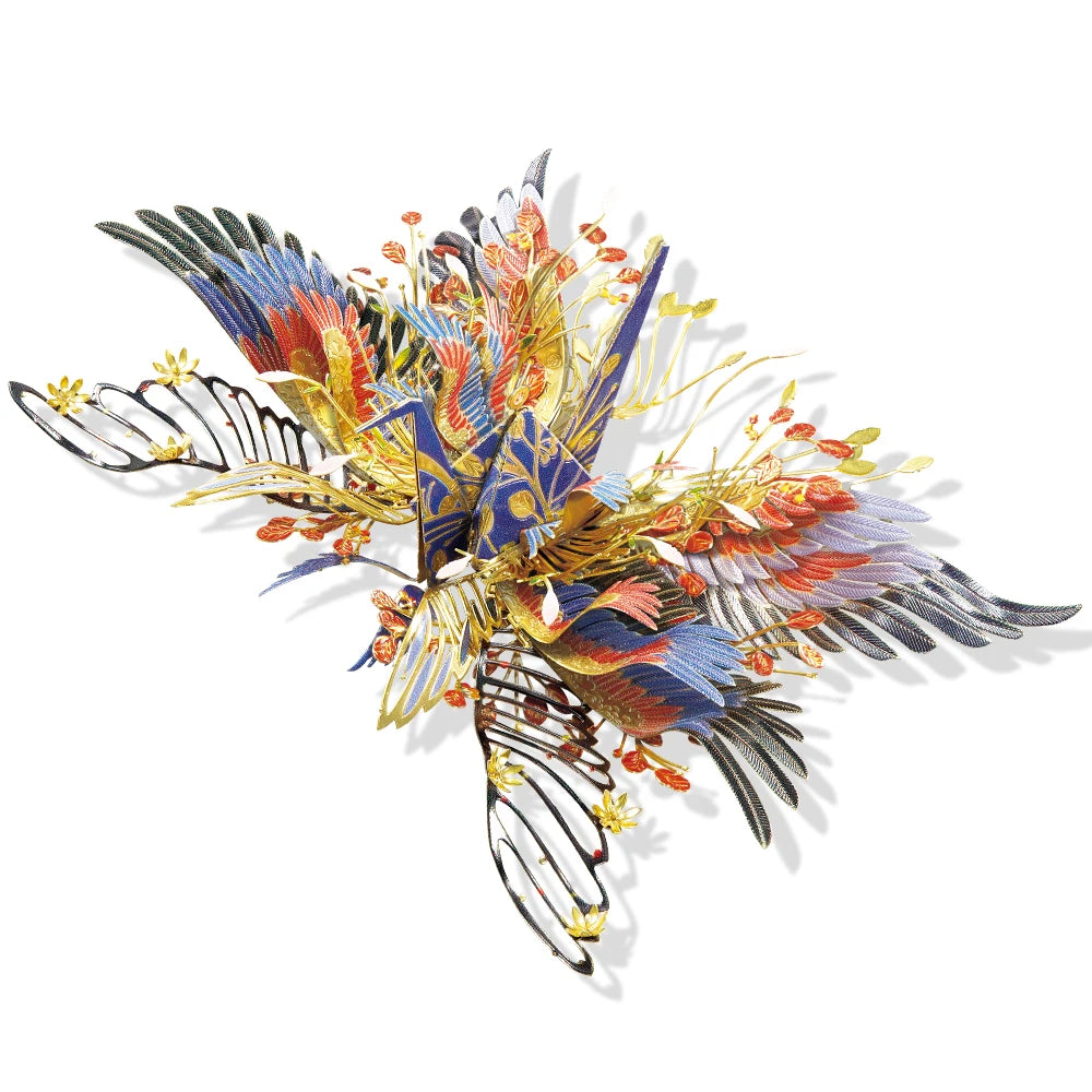 One Thousand Origami Cranes Amulet 3D metal puzzle series by Piececool – DIY model kits for adults and teens