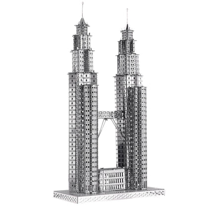 Famous Architecture 3D Metal Puzzle Set | Piececool DIY Building Model Kits – Creative Gifts for Adults & Teens