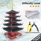 Famous Buildings 3D Metal Puzzle Set | Piececool DIY Architectural Model Kits – Notre-Dame, Himeji-jo, Eiffel Tower & More